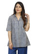 Red A Line Cotton Indie Top image number 0