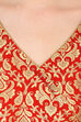 Red Anarkali Polyester Kurta image number 5