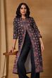Black Polyester Regular Printed Cape image number 7