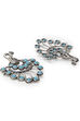 Turquoise Metal Brass Earring image number 2