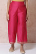 Fuchsia Art Silk Palazzo Pants image number 0