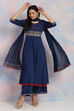 Indigo Cotton Voile Dupatta image number 0
