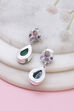 Green Brass Drop & danglers image number 2