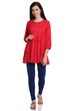 Pink Viscose Flared Indie Top image number 5