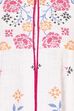 White Kalidar Cotton Kurta image number 1