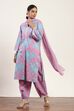 Pink Cotton Straight Suit Sets image number 3