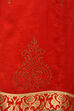 Red Anarkali Polyester Kurta image number 1