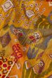 Yellow Viscose Blend Straight Printed Suit Set image number 3