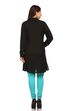 Black Straight Rayon Kurta image number 3
