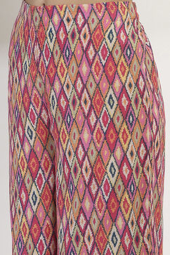 White Viscose Rayon Straight SET image number 2