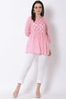 Pink Viscose Indie Top image number 4