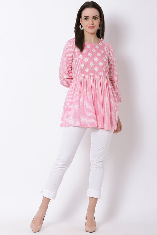 Pink Viscose Indie Top image number 4
