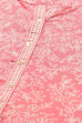 Aqua Floral Printed Straight Indie Top image number 1