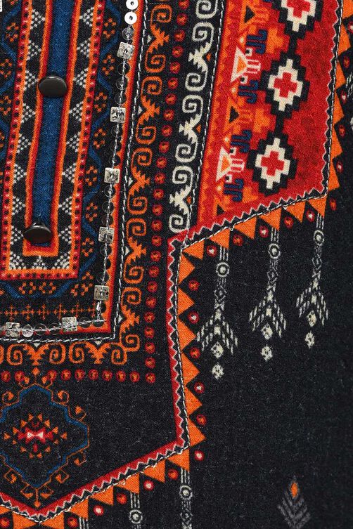 Black Straight Modal Kurta image number 4