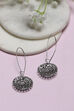 Dark Blue Oxidize Alloy Danglers image number 2