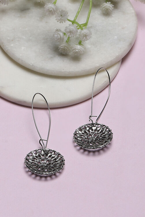 Dark Blue Oxidize Alloy Danglers image number 2