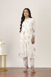 White Cotton Kurta Pants Set image number 6