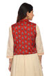 Teal Blue Straight Viscose Kurta image number 4