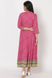 Phalsa Viscose And Rayon Kalidar Dress image number 5