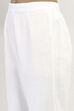 White Viscose Blend Straight Set image number 2