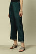 Green Viscose Flared Printed Palazzo image number 2