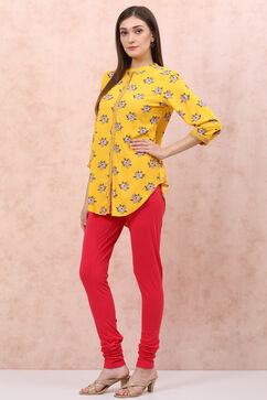 Pink Cotton Churidar image number 5