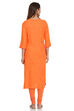 Coral Straight Viscose Kurta image number 4