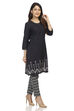 White Straight Cotton Kurta image number 2