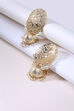 Gold Metal Brass Earring image number 2