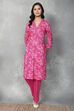 Pink Rayon Straight Kurtas image number 5