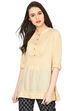 Beige Straight Modal Indie Top image number 3