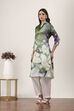 Green Rayon Straight Kurtas image number 2