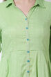 Green Cotton Kalidar Dress image number 1