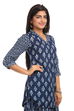 Indigo Straight Cotton Indie Top image number 2