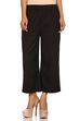 Black Poly Cotton Palazzo image number 0