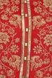 Red Cotton Straight Kurta image number 4