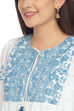 White Short kurta Cotton Indie Top image number 1