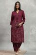 Green Viscose Rayon Printed A-Line Kurta Pants Set image number 6