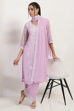 Lavender  Dupatta image number 0
