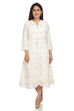 Ecru Cotton Dress image number 0