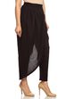 Black Cotton Fusion Pants image number 0