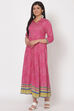 Phalsa Viscose And Rayon Kalidar Dress image number 2