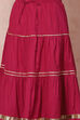Pink Straight Solid Suit Set image number 3