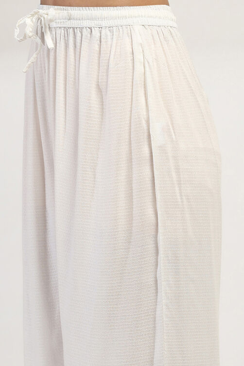 White Viscose Rayon Straight Set image number 2