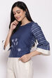 Indigo Cotton Top image number 2