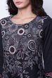 Black Cotton And Flex Straight Kurta image number 1