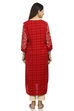 Maroon Straight Viscose Kurta image number 4