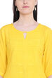 Yellow Straight Kurta image number 1