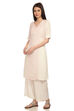 Ecru Straight Cotton Kurta image number 2