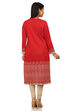 Black Straight Poly Cotton Shrug image number 4